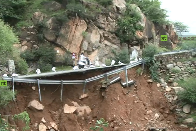 more than 15 places roads are highly damaged