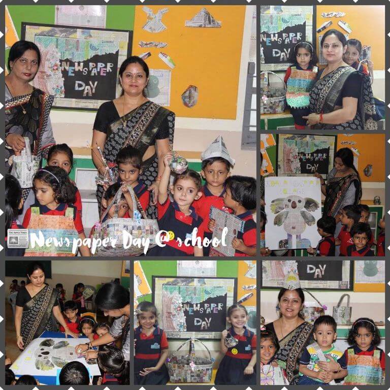 news paper day at st. johns school