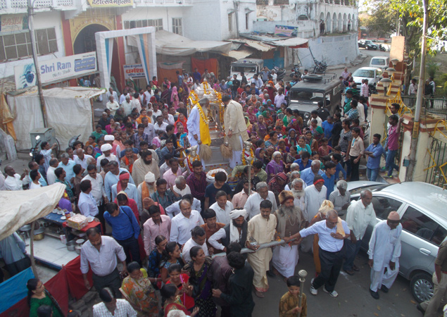 सर्वेश्वर रद्युनाथ मंदिर का 70 वां पाटोत्सव सम्पन्न, नगर में निकाली शोभयात्रा