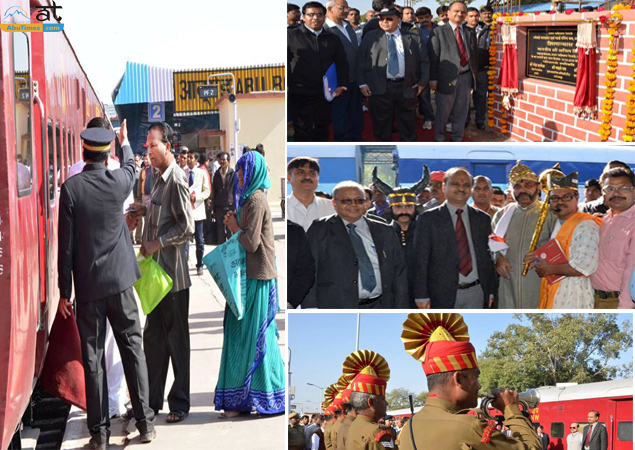 जनरल मेनेजर अनिल सिंघल का आबूरोड दौरा, कार्यकर्ताओ का दिखावा